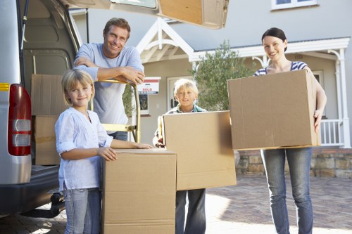 Public liability insurance and careful handling during a Shoreditch van move
