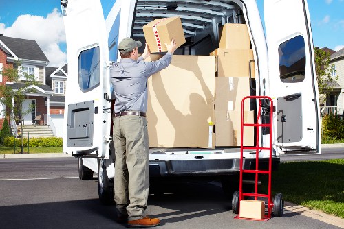 Professional van service handling a Shoreditch relocation