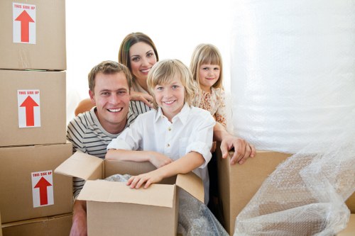 Local removals van handling furniture and boxes in Shoreditch